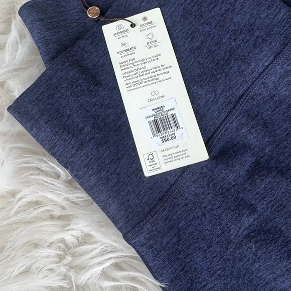 CALIA Lustralux Collection High Rise Slim Flair RichBlue Size L - Picture 4 of 7